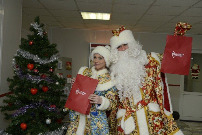 Центр крови ФМБА России поздравил доноров с Новым годом!