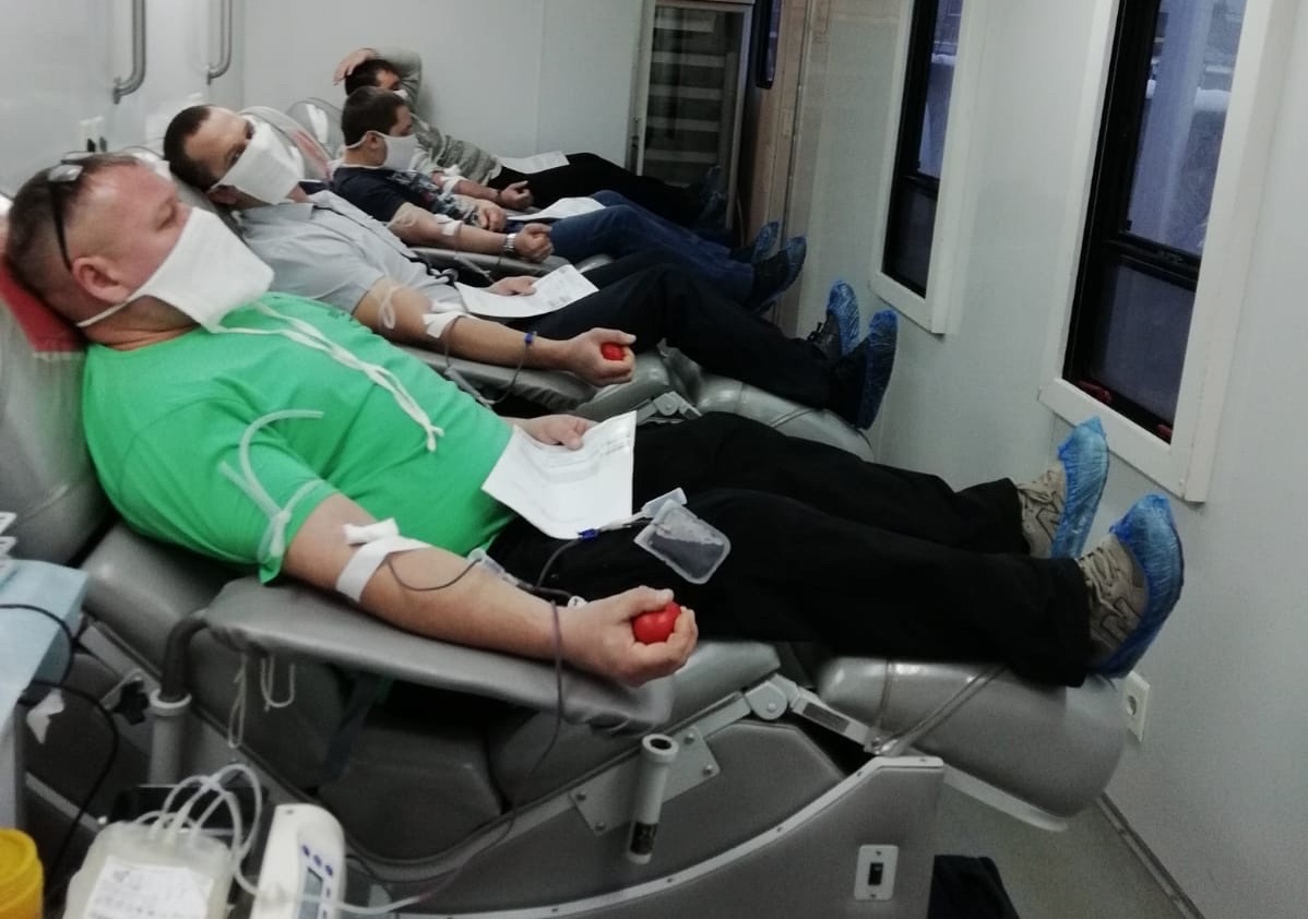 Выездной день донора прошёл для сотрудников компании «БрянскЭлектро»