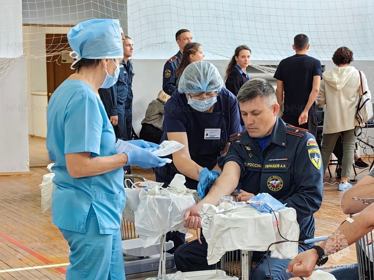 Сотрудники МЧС Удмуртии стали донорами крови