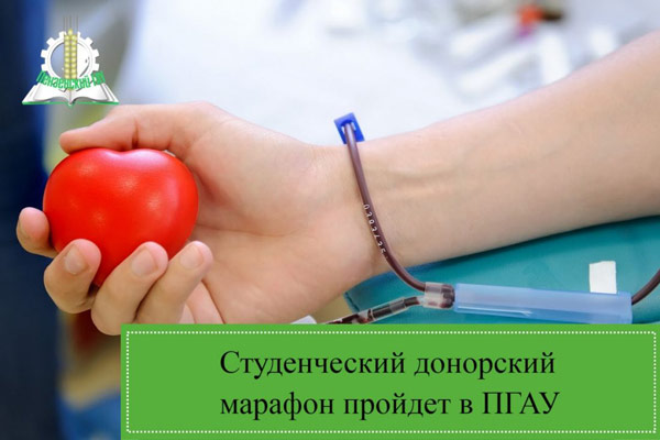В Пензе пройдет «Студенческий донорский марафон»