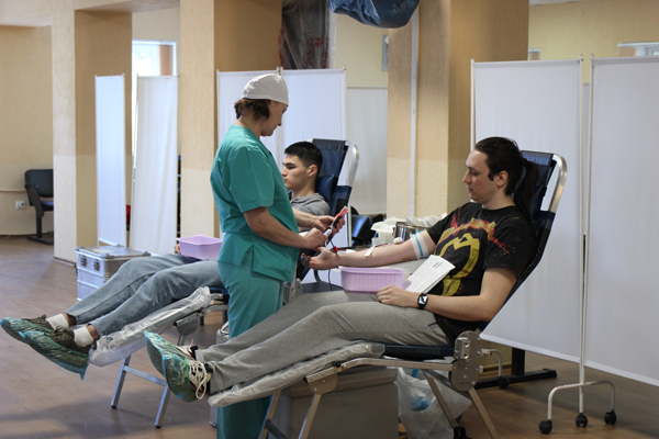 97 человек приняли участие в донорской акции в Педиатрическом университете в Петербурге