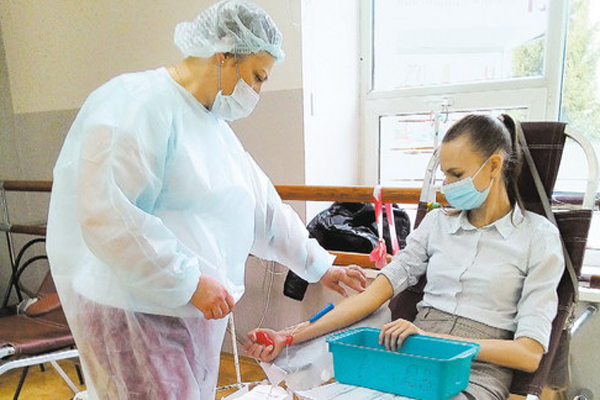 «Помочь людям в беде»: Железнодорожники Красноярска провели донорскую акцию