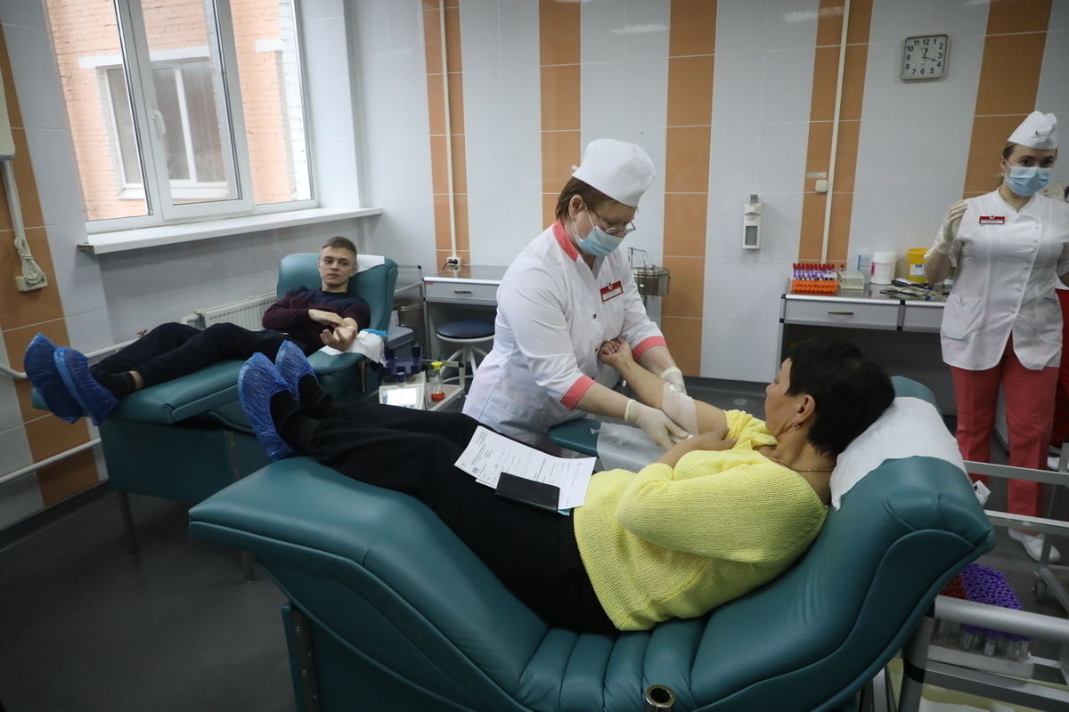 В Петербурге открылось обновленное отделение для сдачи крови