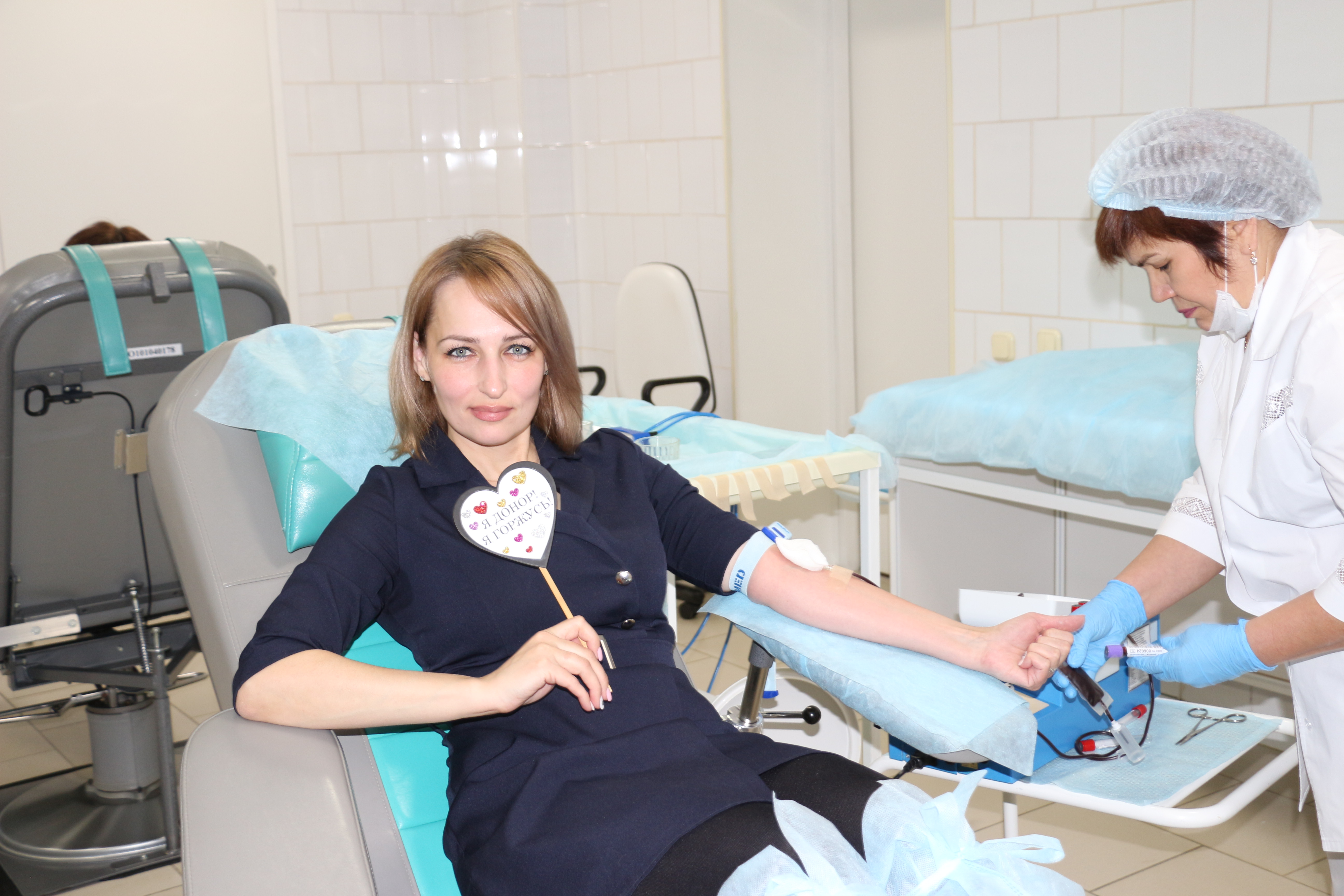 В Нефтеюганской больнице впервые прошла корпоративная донорская акция