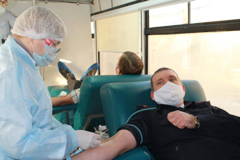 Сотрудники силовых структур Пензенской области сдали 58 литров донорской крови