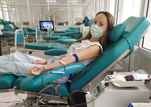 Страховые представители Рязанского филиала «Согаз-Мед» организовали выездное мероприятие на областную станцию переливания крови