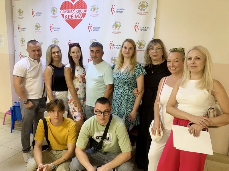 Порядка 2300 крымчан приняли участие в 23 донорских акциях июля
