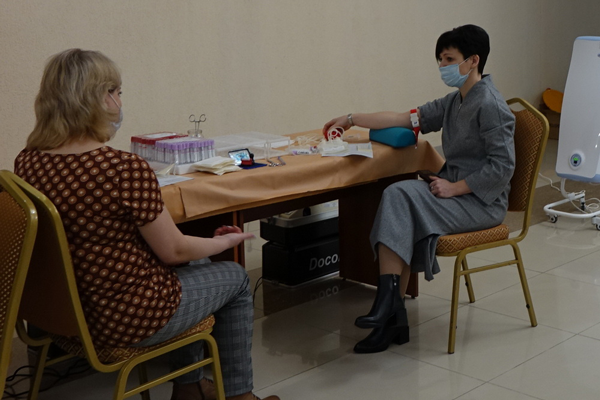 В городе атомщиков Курчатове Курской области прошла выездная акция «День донора»