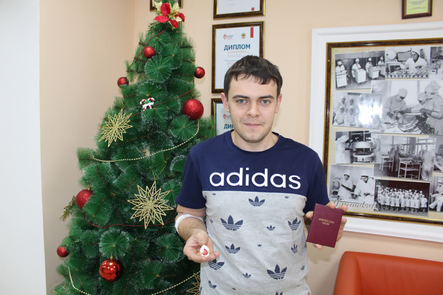 В Мордовии живет один из самых молодых «Почетных доноров» страны