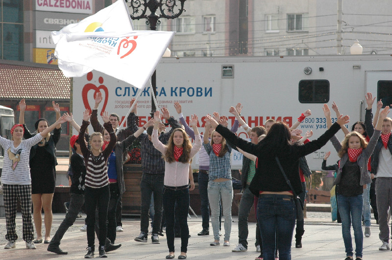 В ходе Субботы авто-мотодоноров в Калининграде кровь сдали 62 человека