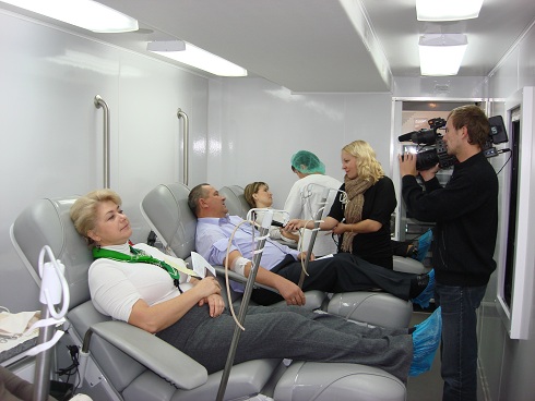 Сотрудники Тамбовского отделения Сбербанка провели корпоративную донорскую акцию