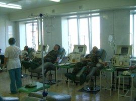 Бойцы Бурятского ОМОНа сдали кровь