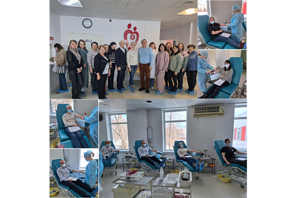 Сотрудники городской поликлиники № 5 Ульяновска собрали 55 литров донорской крови