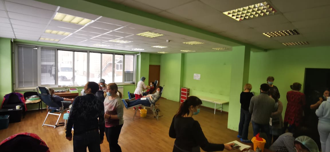 Cотрудники АО «НИИ измерительных приборов — Новосибирский завод имени Коминтерна» сдали кровь