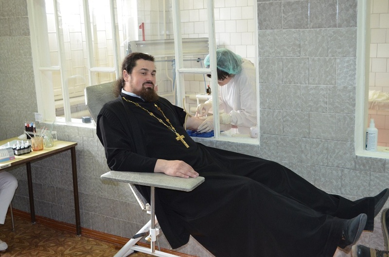 В Новомосковском Благочинии состоялась донорская акция