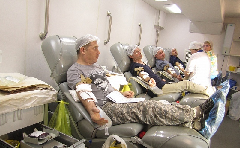 Субботу донора провели в Динском районе Краснодарского края