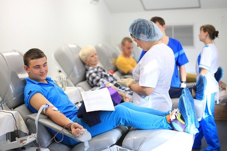 Акция по сдаче донорской крови «Помоги делом!» в Новосибирске