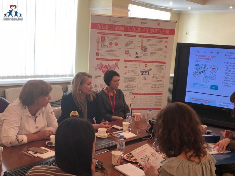 Журналистам и блогерам рассказывают об ответственном донорстве крови и ее компонентов