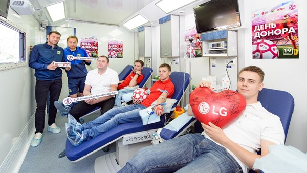 Футбольный день донора прошел в Ростове-на Дону 