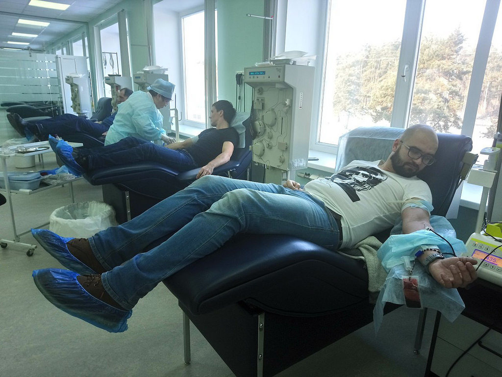 Футболисты стали участниками Дня донора