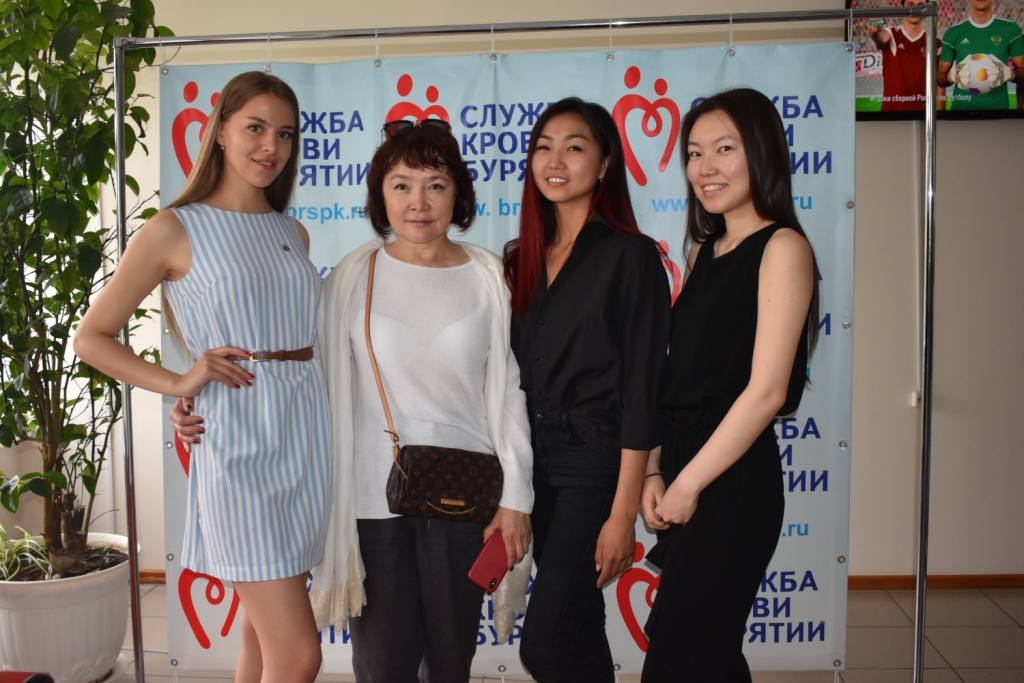 Красавицы Бурятии – за донорство!