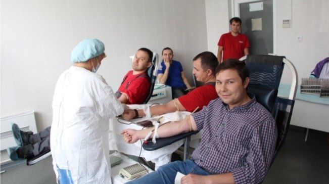 В компании «Хевел» прошел день донора
