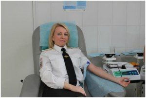 В Сургуте прошла акция «Полицейский – донор»