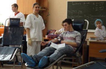 Новосибирские студенты стали донорами