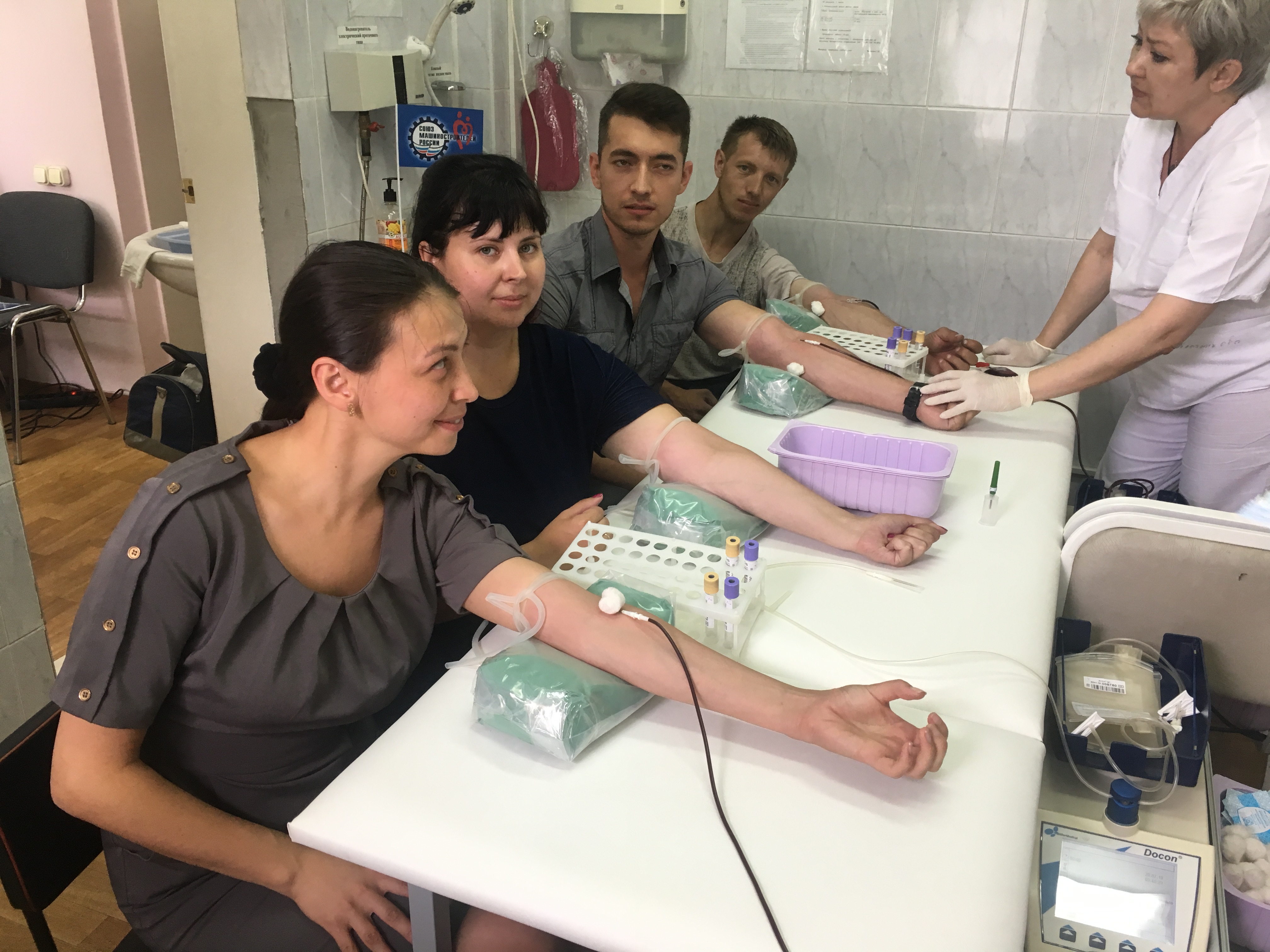 На омском «Сатурне» прошел День донора