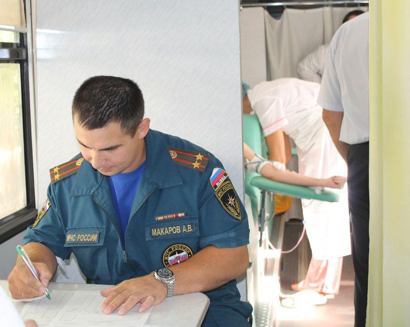 Сотрудники ГУ МЧС по Пензенской области стали донорами