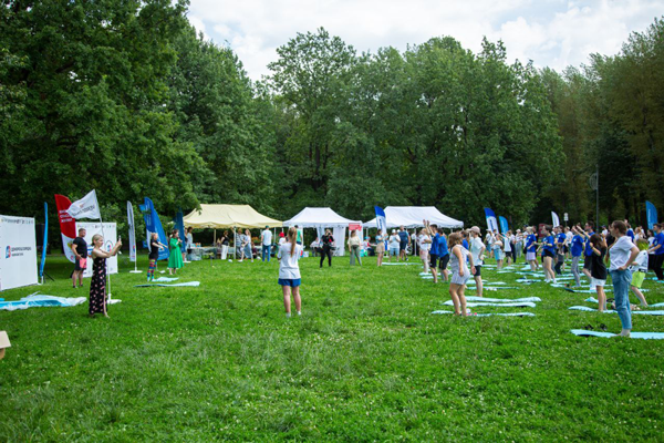 Донорская зарядка проекта #ДавайВступай прошла в третьем парке столицы