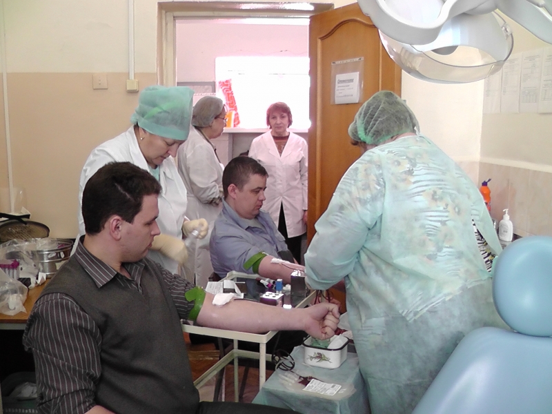 40 полицейских Солнечногорска Московской области приняли участие в Дне донора