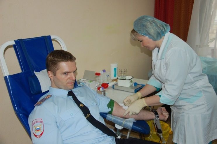 Полицейские в Павлово-Посадском районе провели акцию «Доноры в погонах»