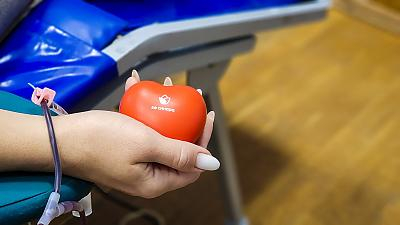 Более 100 литров крови сдали сотрудники предприятия «Красноярскэнергосбыт» в 2024 году