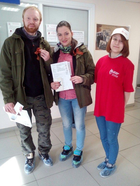 В Красноярске прошла донорская акция «Капля крови ради мира на земле»