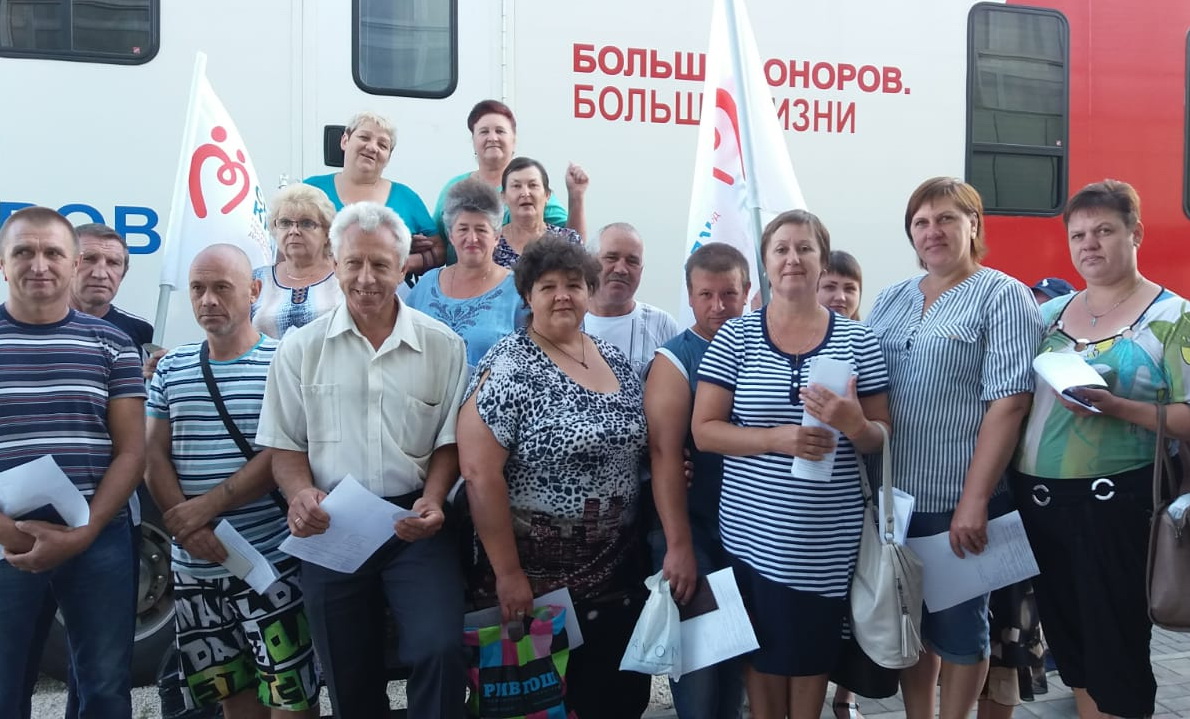 Сосновцы помогают развивать донорство на Тамбовщине