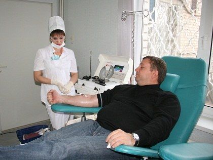 В Тамбове ветераны боевых действий сдали кровь