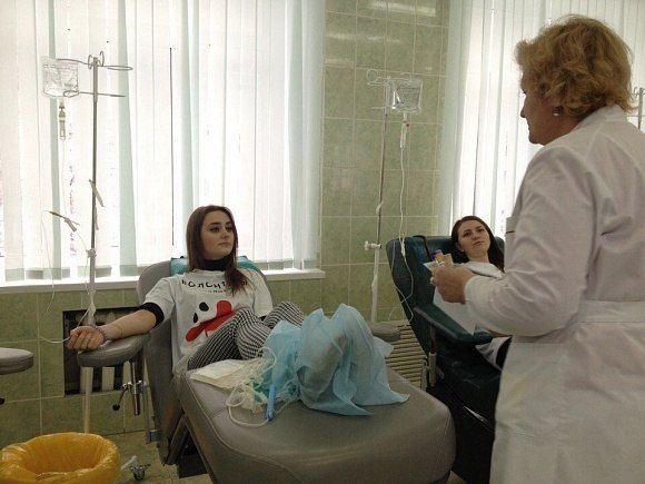 На станции переливания крови в Туле состоялась донорская акция 