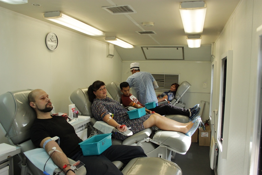 Красноярский цементный завод поддержал День донора