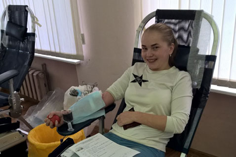 Молодые доноры Вологодской области пополняют банк крови