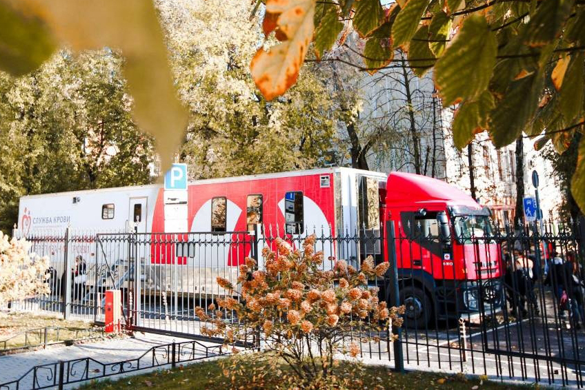 График выездных акций Воронежской Службы крови в ноябре