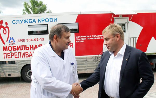 В городском округе Мытищи прошла выездная донорская акция