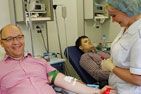 В Москве состоялась донорская акция «Стань супергероем» при участии президента футбольного клуба «Локомотив»