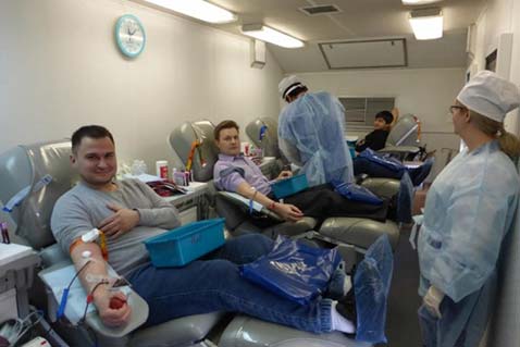 Красноярские железнодорожники стали донорами 